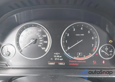 2013 BMW 528I из США, поврежденный, VIN WBAXG5C51DD234092